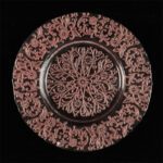 Wholesale Glass Charger Plate PZ-054
